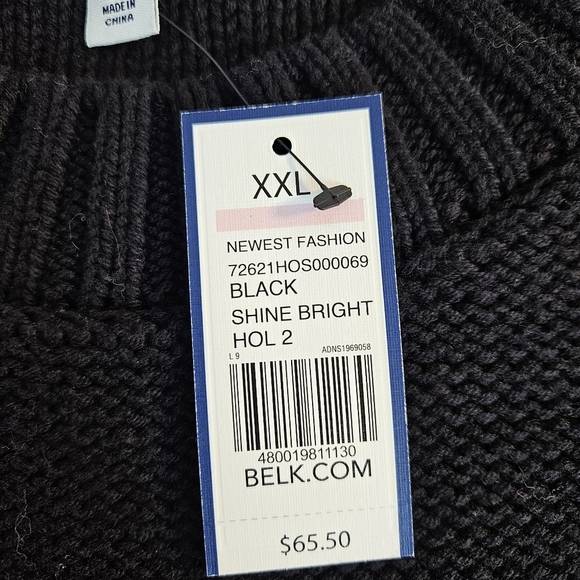 Crown & Ivy Balloon Sleeve Cable Knit pullover sweater XXL - Picture 4 of 7